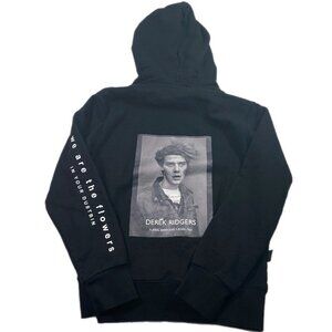 Andersson Bell Derek Ridgers We Are Flowers Black Hoodie Size S Sweatshirt